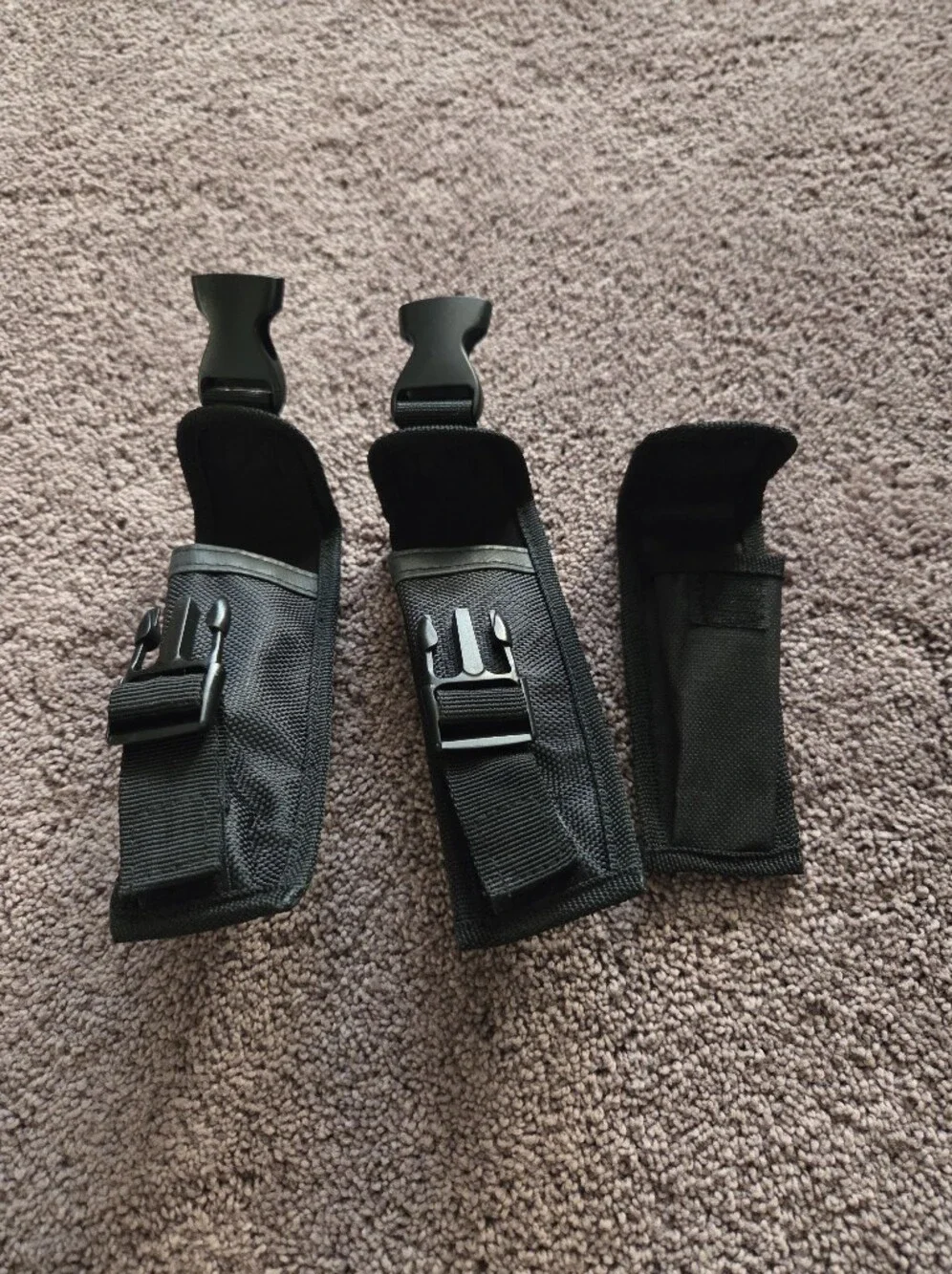 Tactical Black Nylon Key & Card Holder Pouch